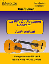 La Fille du Regiment Guitar and Fretted sheet music cover